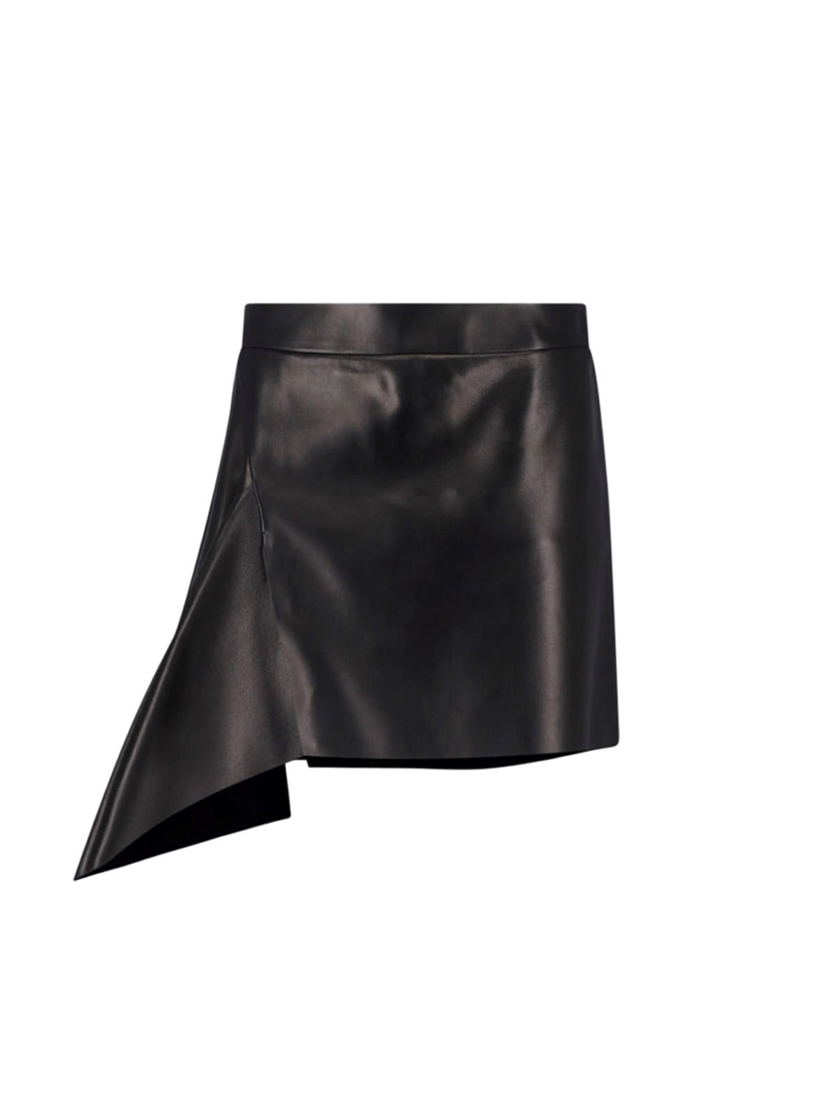 Givenchy Black Lambskin Mini Skirt