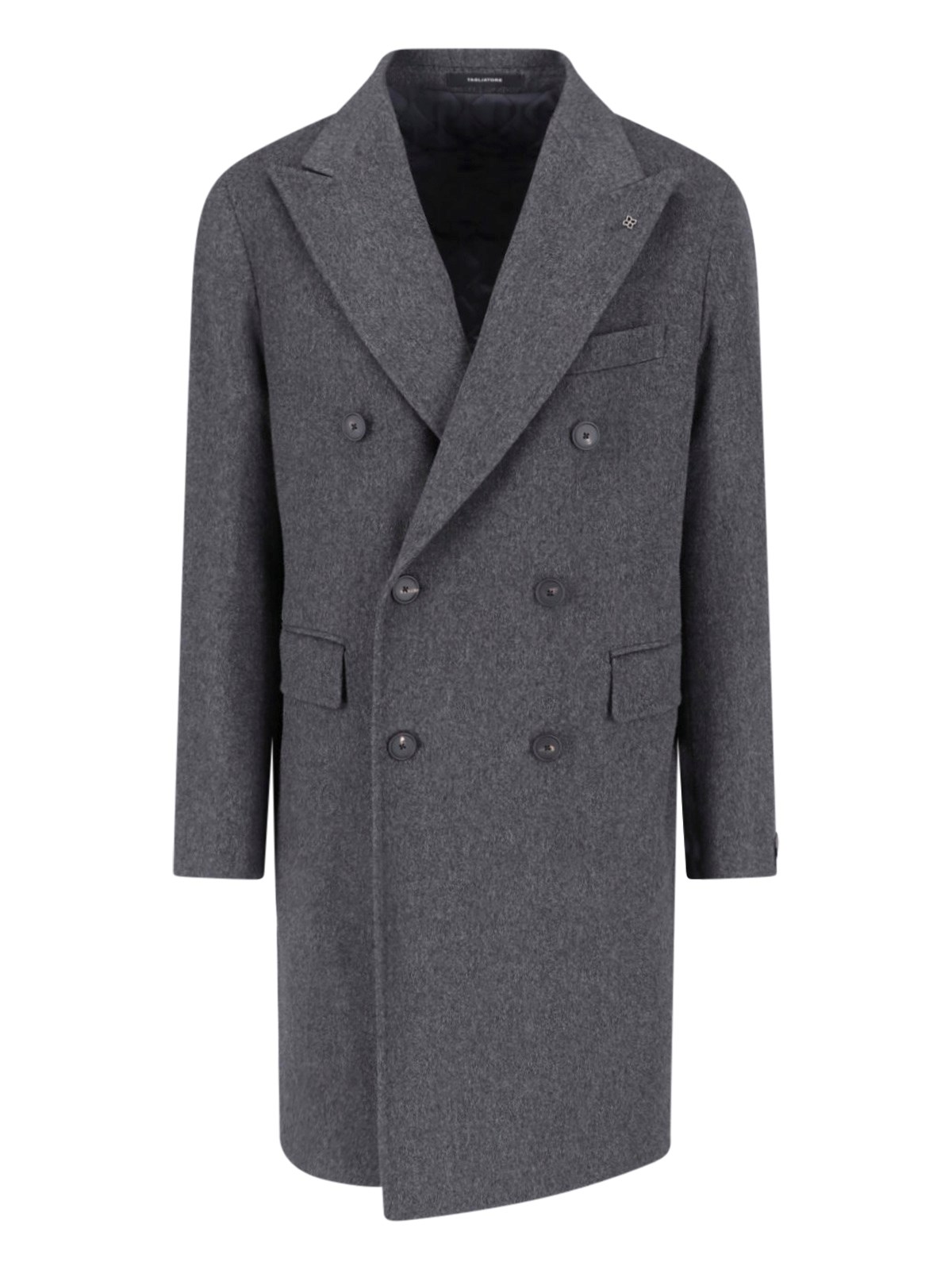 Tagliatore Double-Breasted Virgin Wool Coat