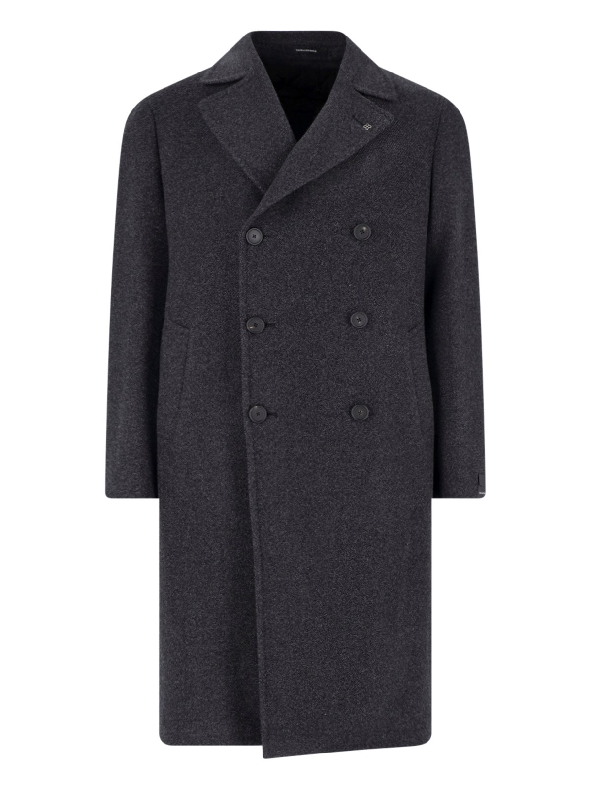 Tagliatore Double-Breasted Wool And Cashmere Coat