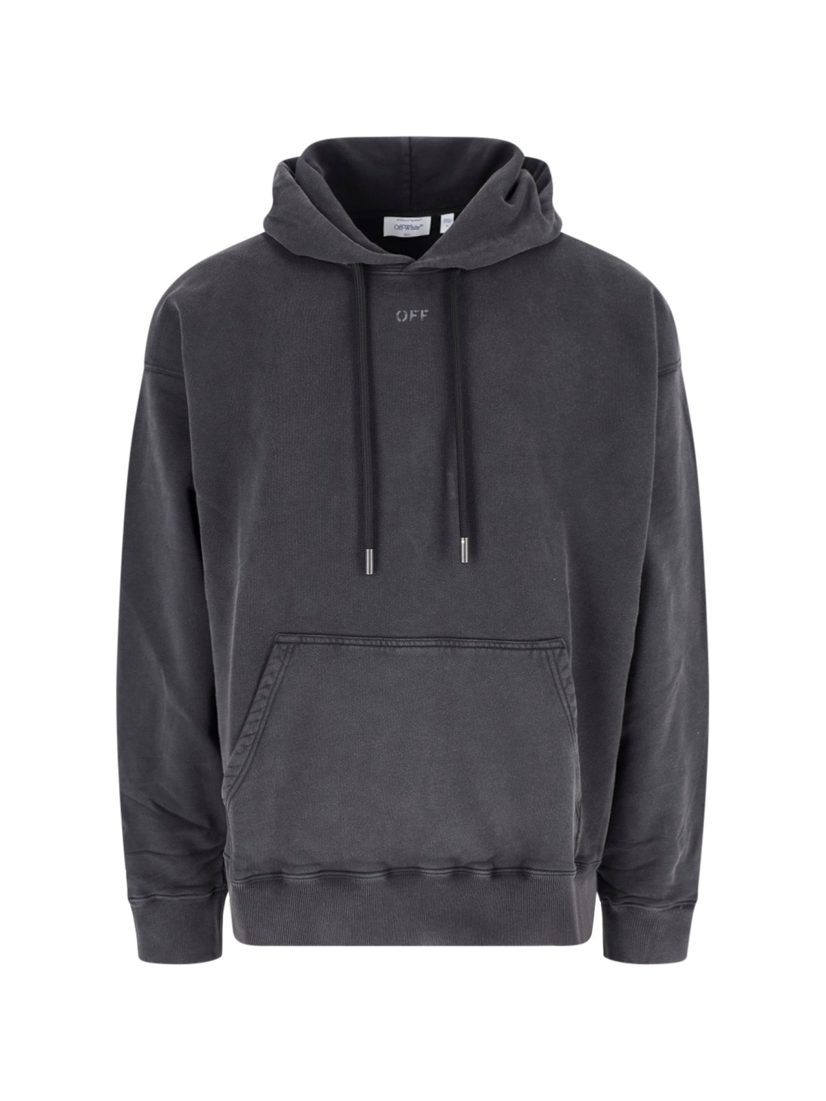 Off-White Uomo Nero Felpa "Swimming Face"