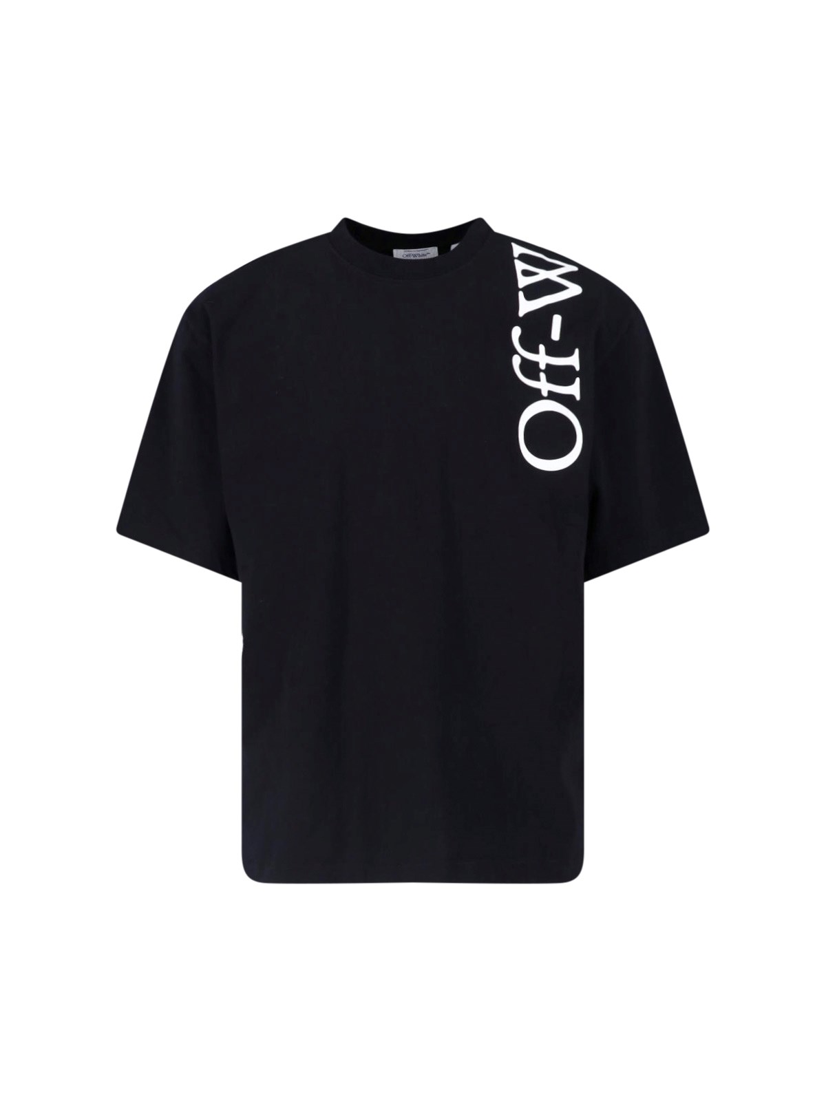 Off-White T-Shirt Logo "Vertical Bookish"