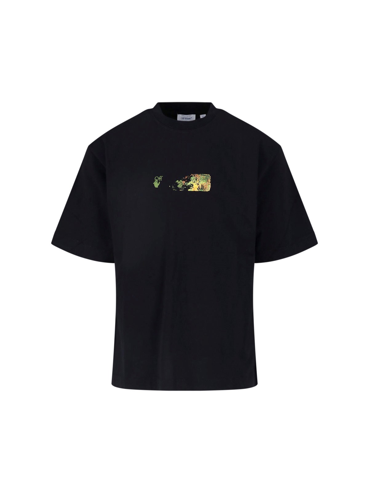 Off-White Uomo Nero T-Shirt "Spices Arrow Skate"