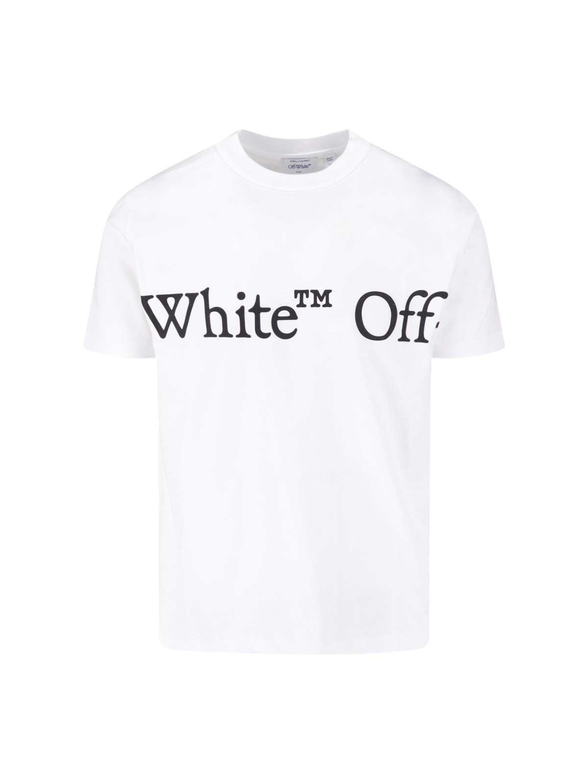 Off-White T-Shirt Logo "Bookish"