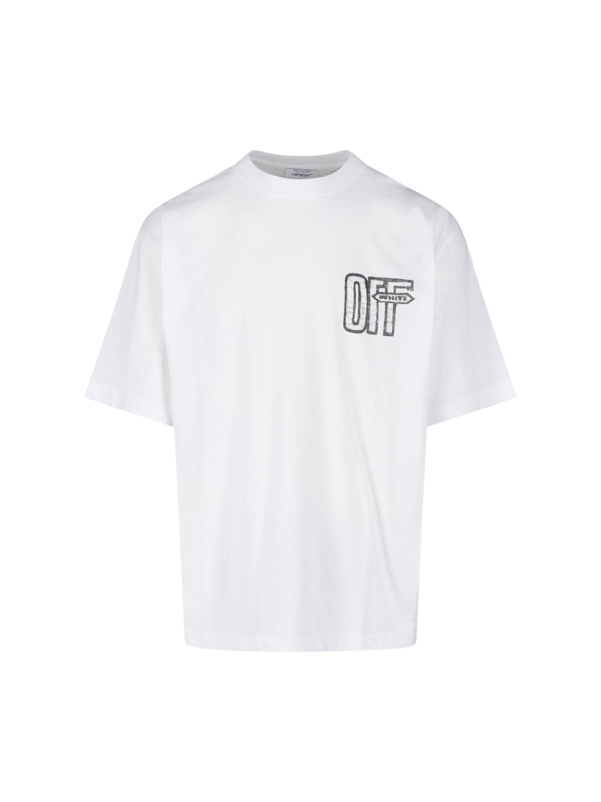 Off-White T-Shirt Logo "Motion Arrow Skate"