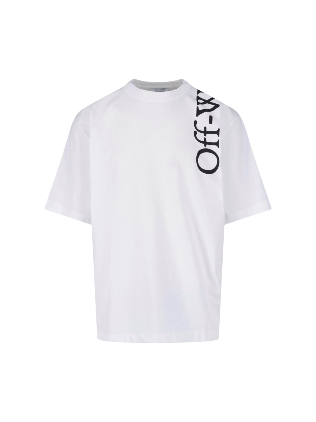 Off-White T-Shirt Logo "Vertical Bookish"