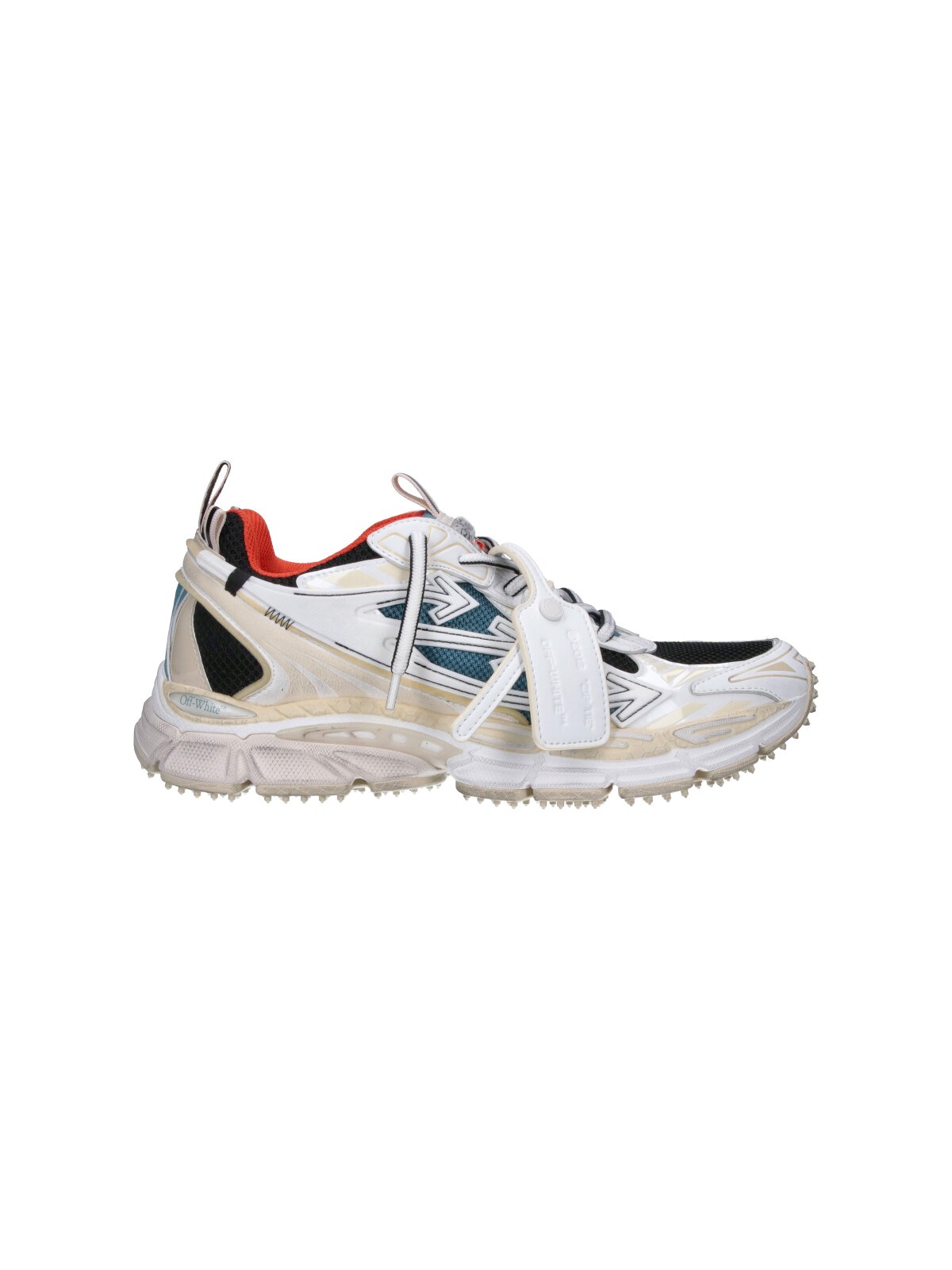 Off-White Uomo Azzurro Sneakers “Be Right Back”