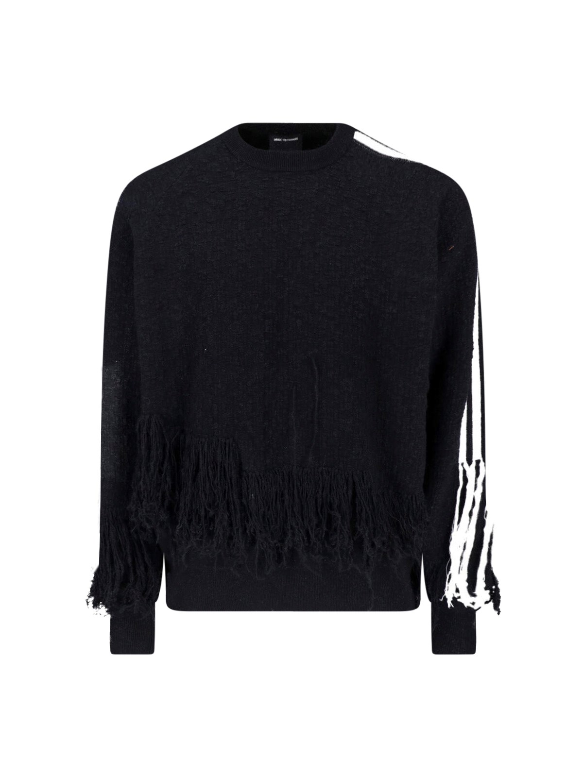 Y-3 KNITTED 3-STRIPES FRINGY Sweatshirt
