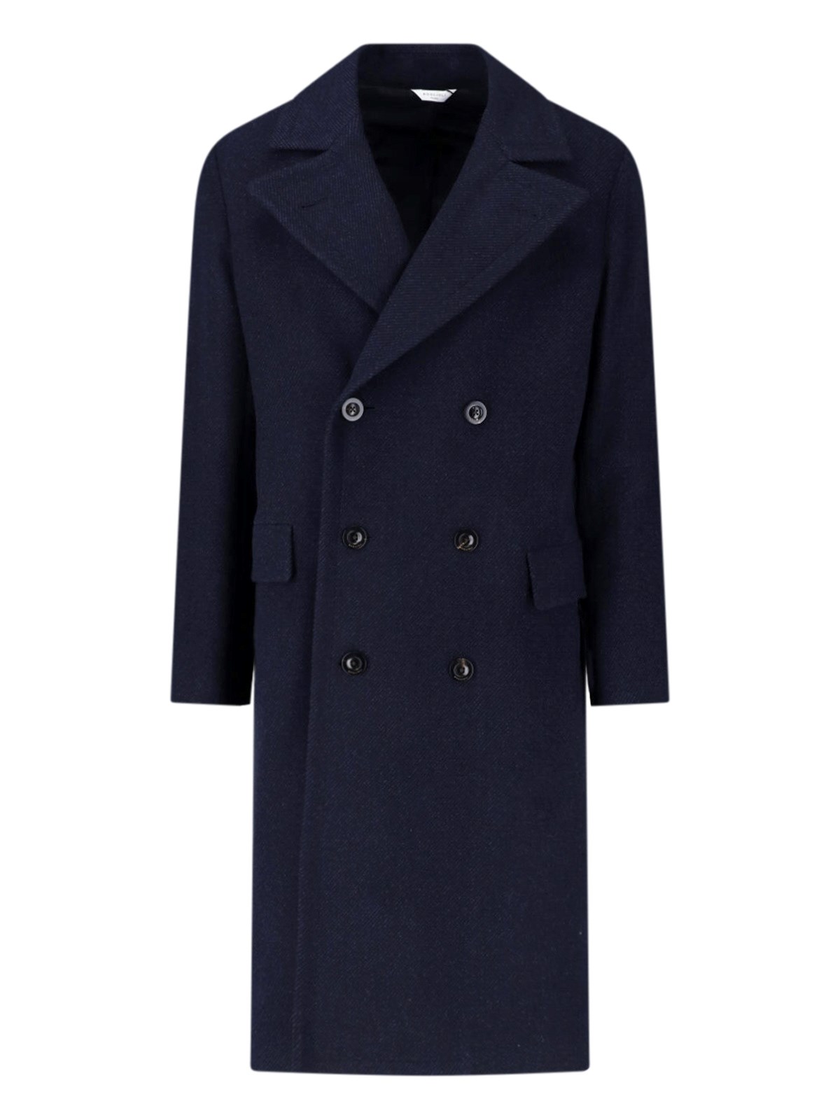 Boglioli Double-Breasted Virgin Wool Coat