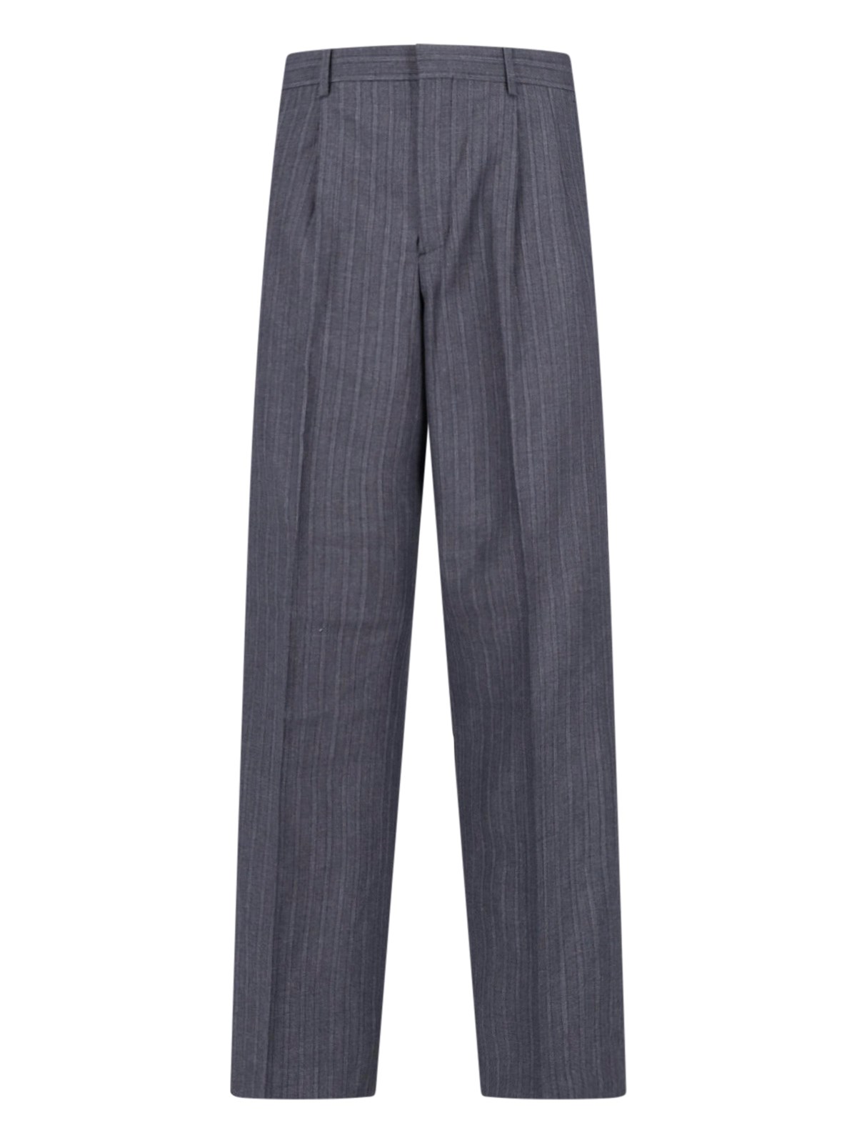 Sunflower Men's Gray Wool Blend Trousers