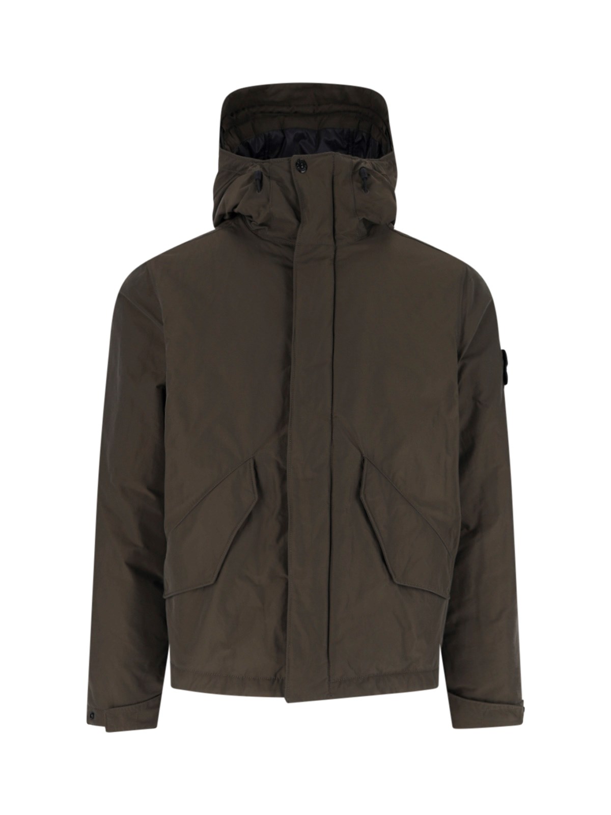 Stone Island Hooded Jacket "Micro Reps"