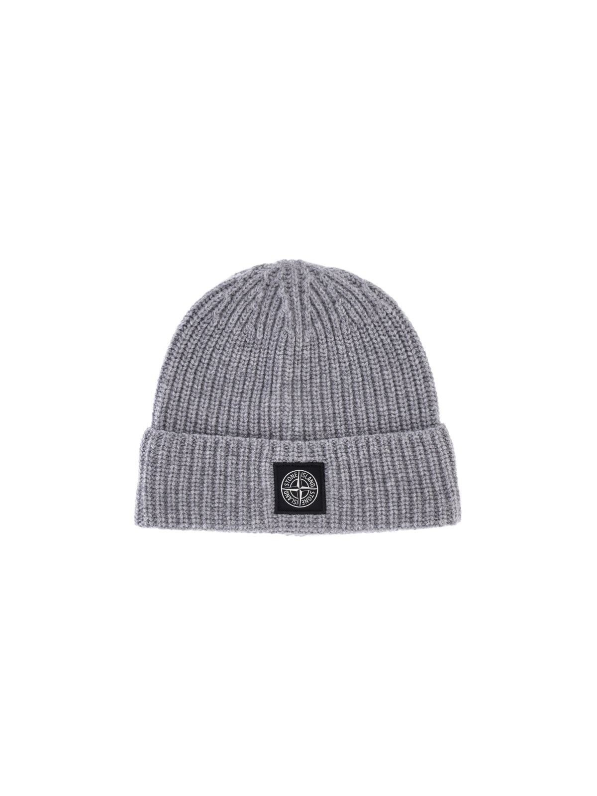 STONE ISLAND | Melange grey ribbed RWS Geelong wool knit beanie | Man | PZ - Image 6