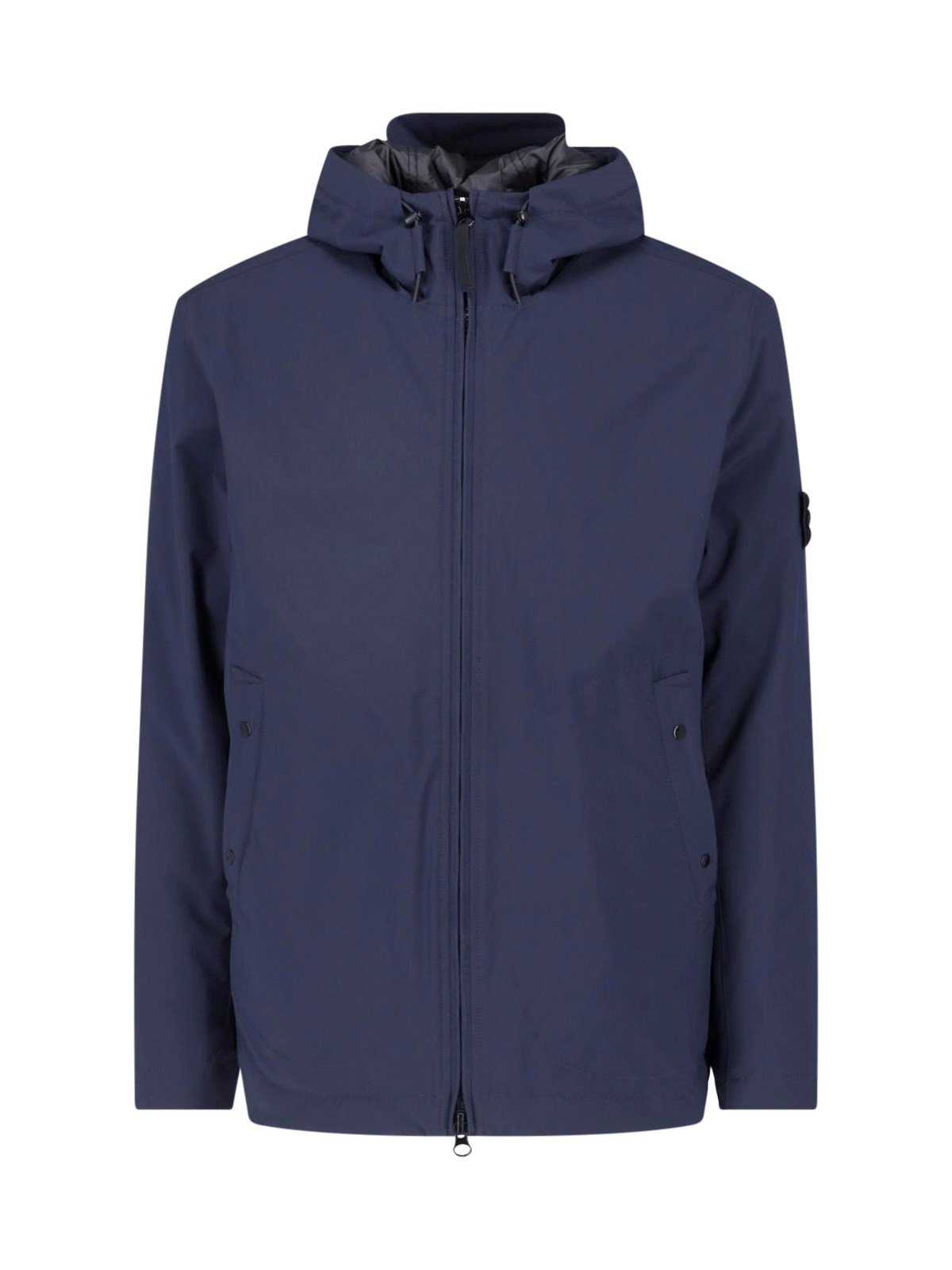 Stone Island , Light Jackets, Male, Blue, S, Soft Shell-R Jacket - Image 3
