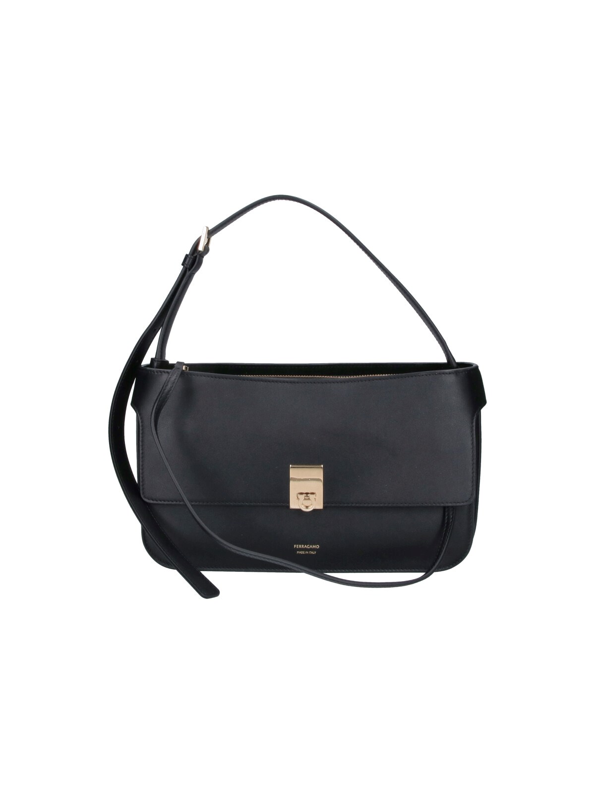Ferragamo Women's Black Shoulder Bag "Cara Xs"