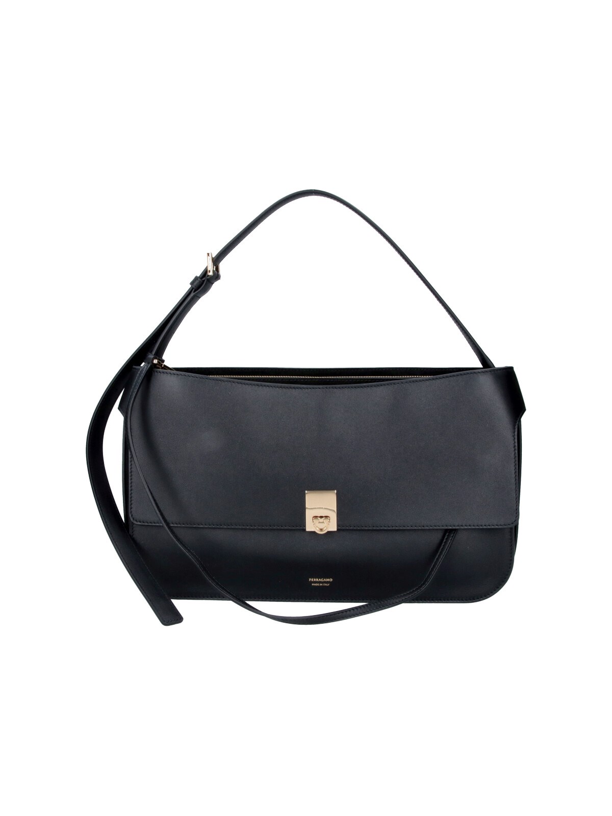 Ferragamo Women's Black Shoulder Bag "Cara S"
