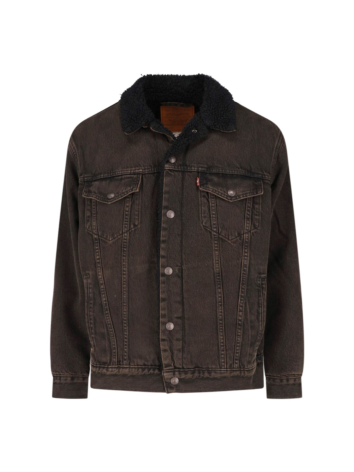 Levi's Strauss "sherpa" Jacket In Brown
