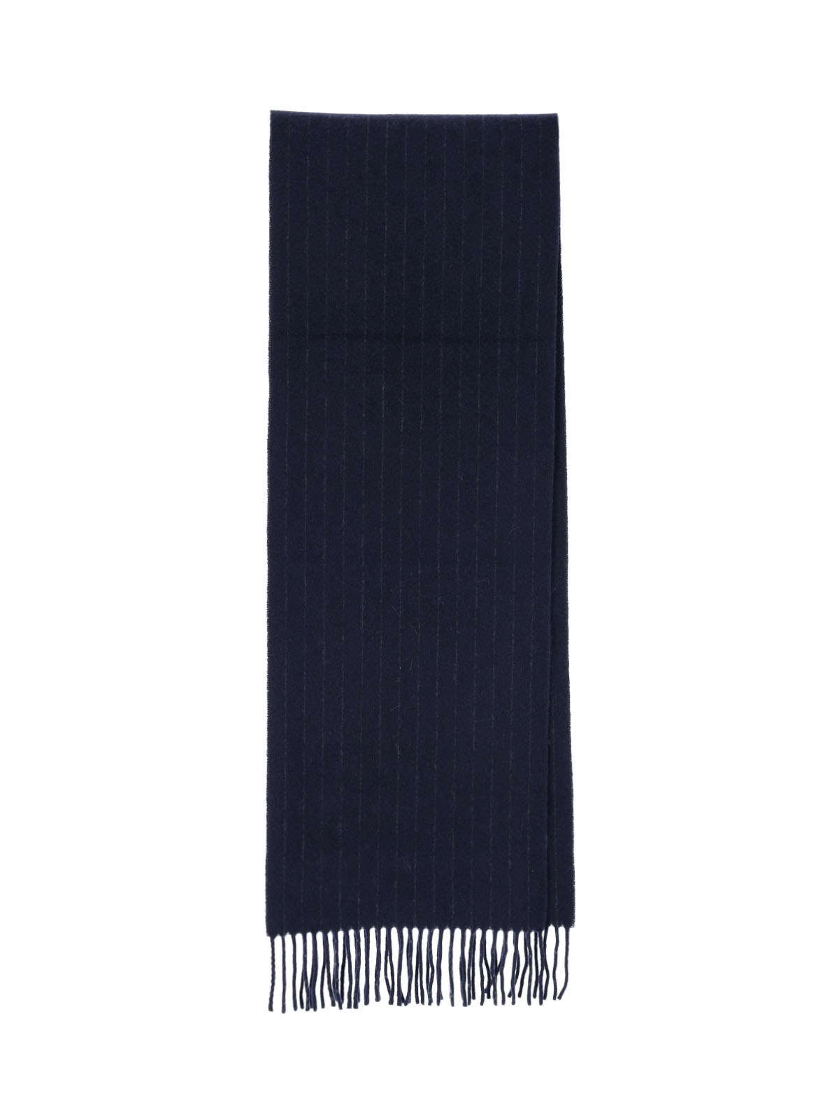 Polo Ralph Lauren Uomo Blu Sciarpa In Lana E Cashmere