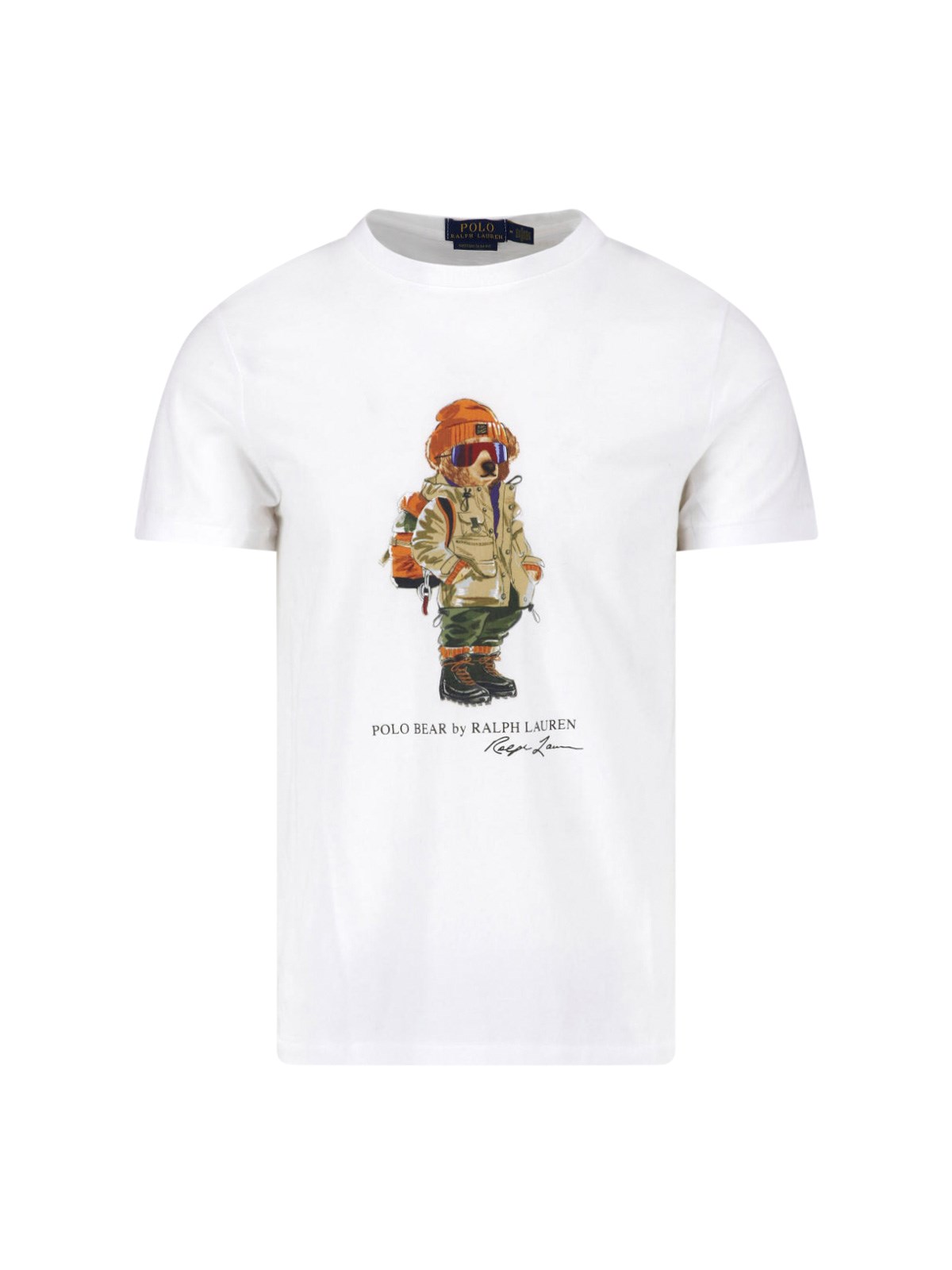 Polo Ralph Lauren Uomo Bianco T-Shirt “Polo Bear”