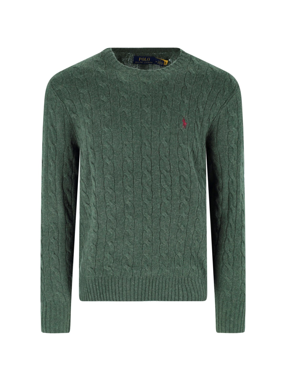 Polo Ralph Lauren Uomo Verde Maglione Logo
