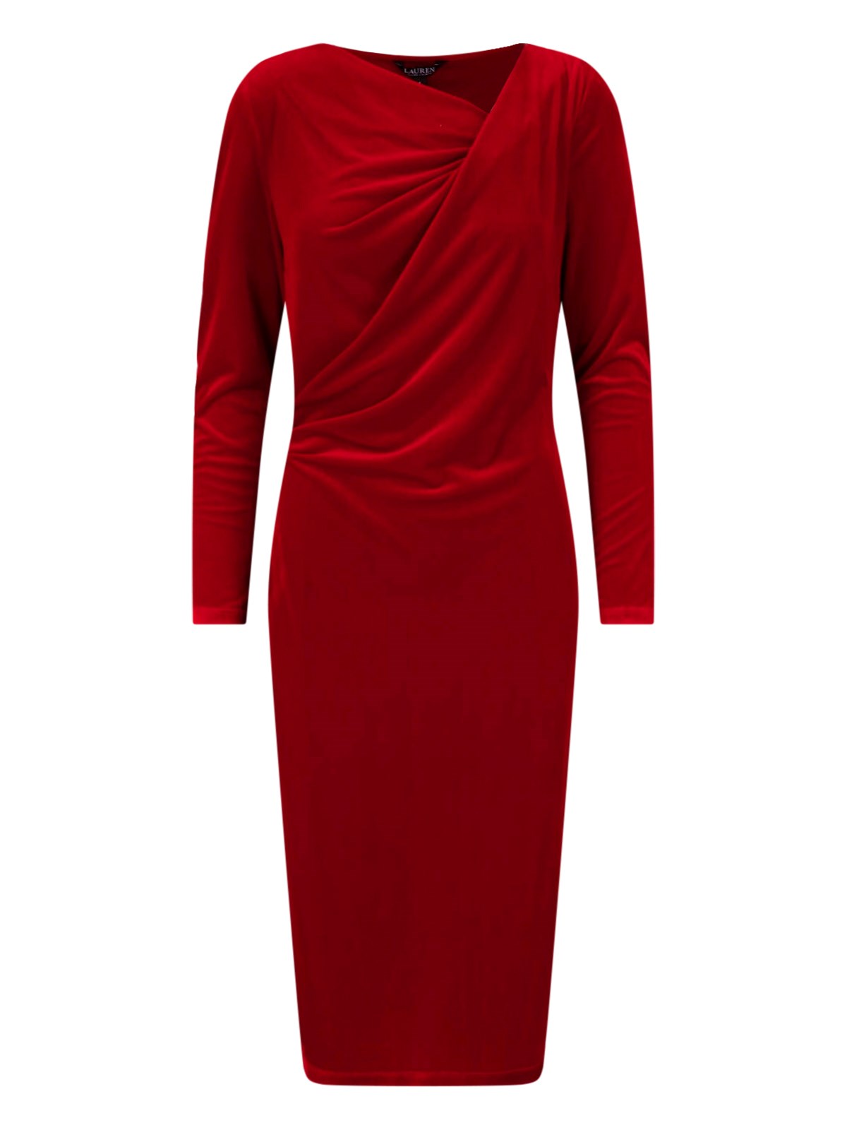 Lauren Ralph Lauren Midi Velvet Dress