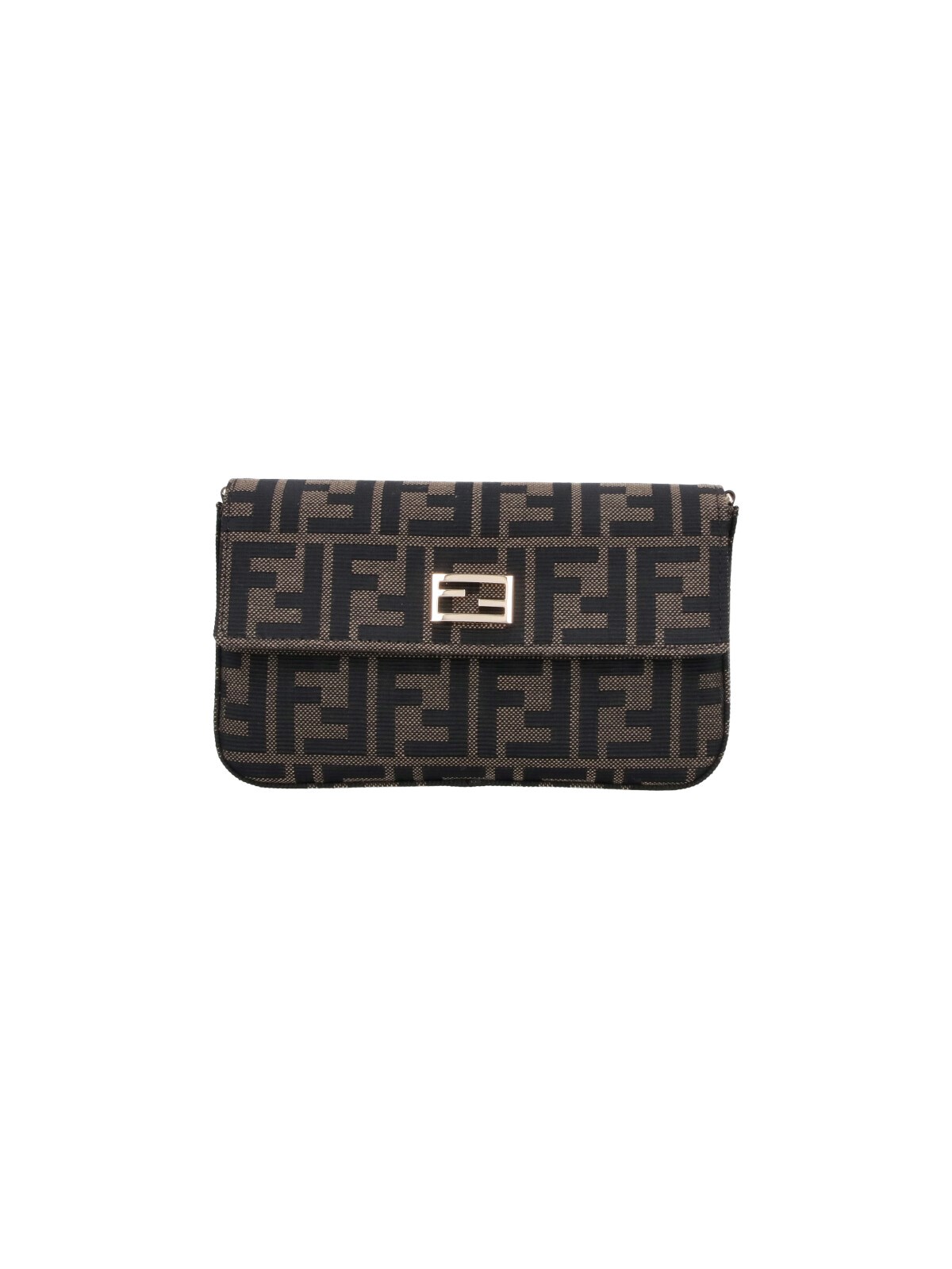 Fendi Women's Brown Chain Wallet