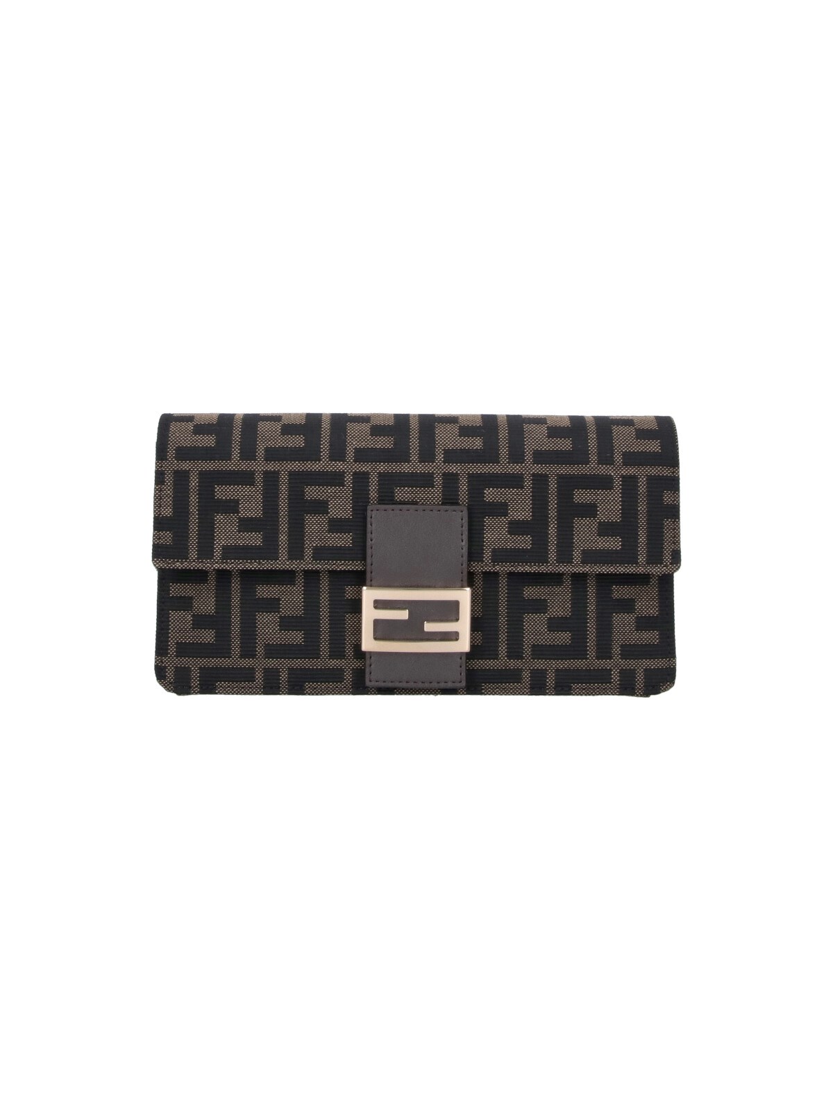 Fendi Women's Brown Chain Wallet