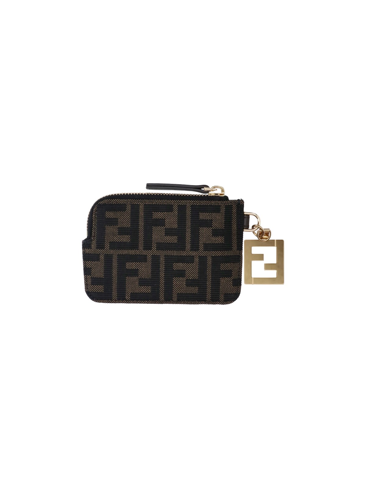 Fendi Donna Marrone Portacarte “Ff”