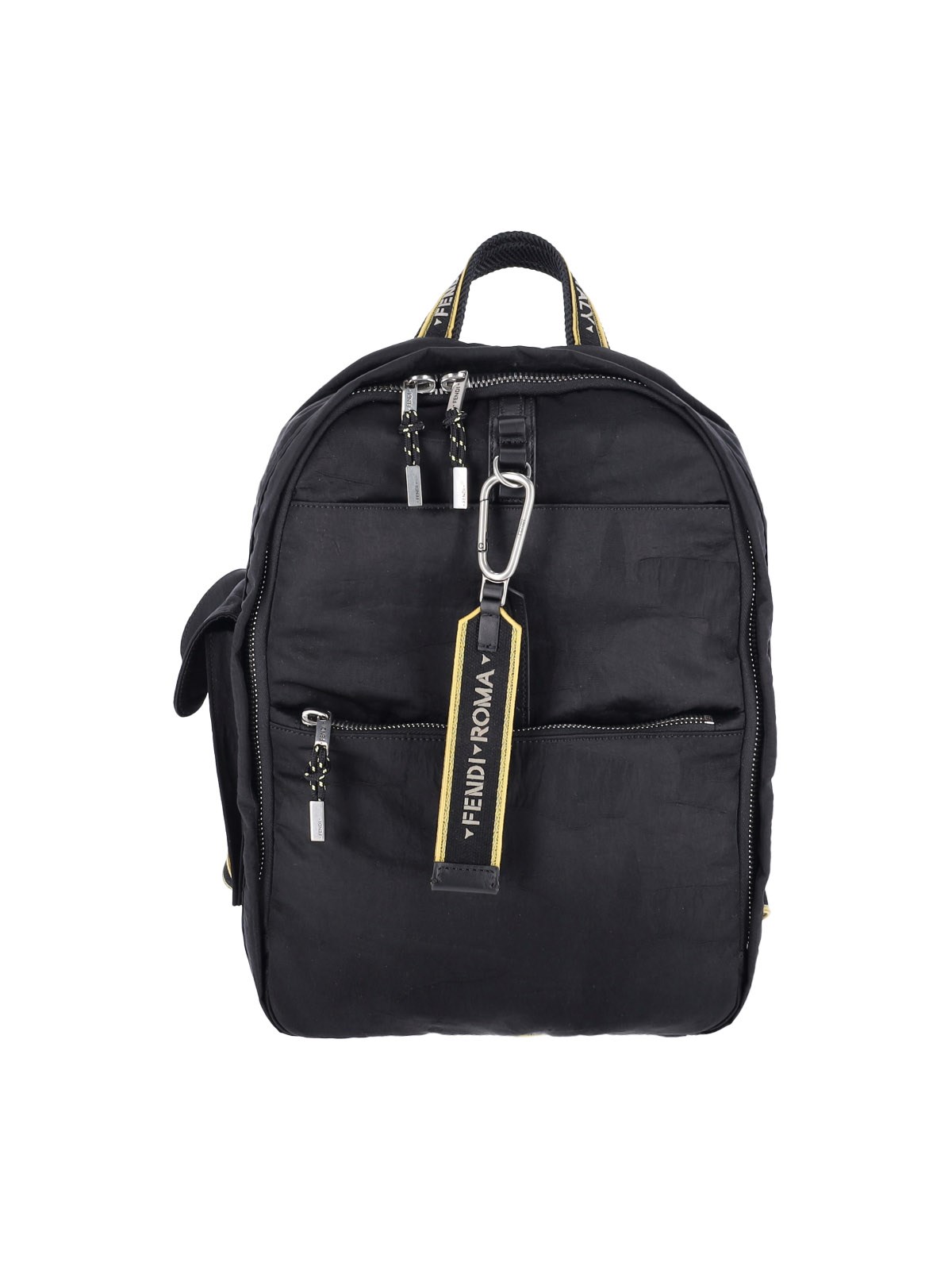 Fendi Men's Black Backpack "Fendi Climb"