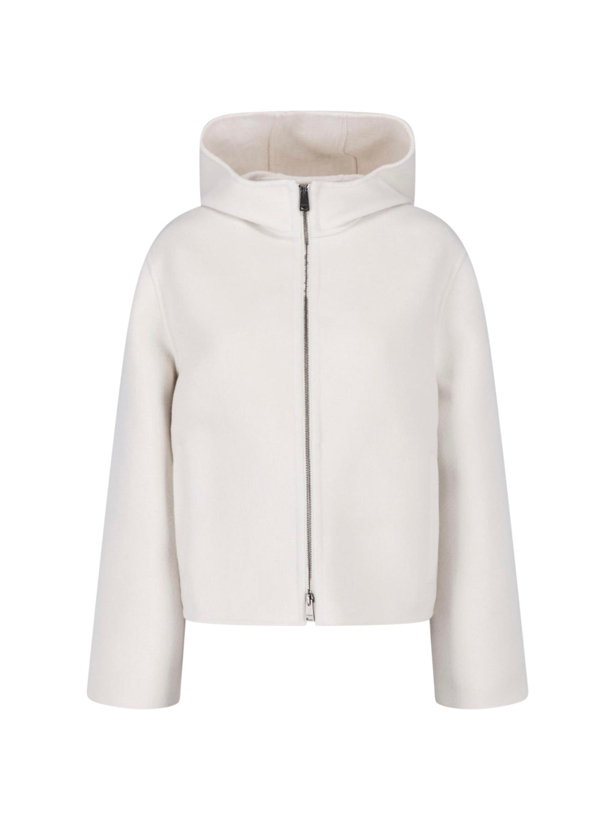 Fendi Women's White Virgin Wool Zip Jacket
