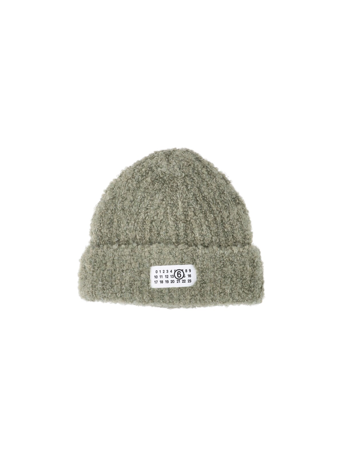 Mm6 Maison Margiela Women's Green Knit Beanie