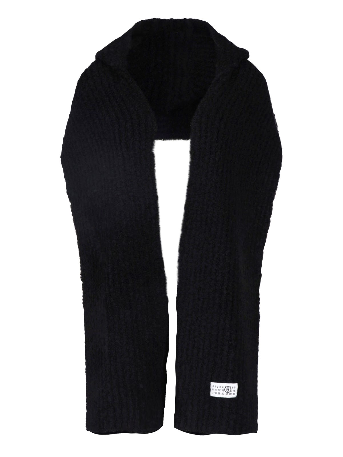 Mm6 Maison Margiela Women's Black Hooded Scarf