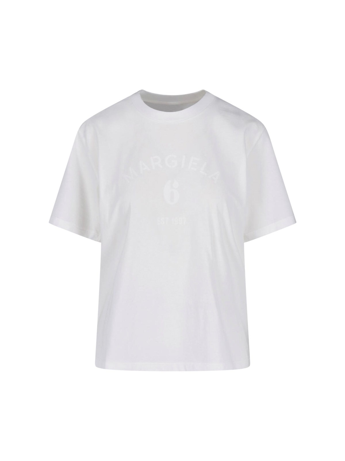 Mm6 Maison Margiela Women's White Classic T-Shirt