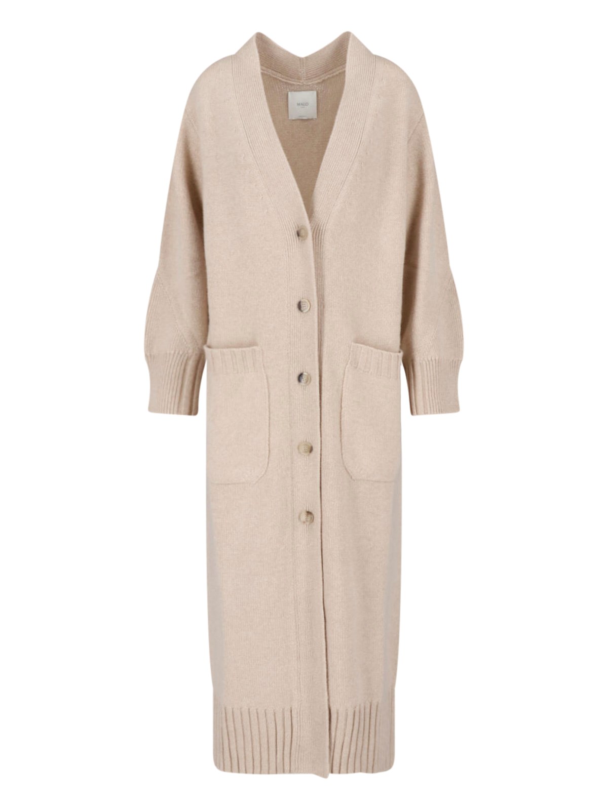 Malo Cardigan Maxi In Cashmere