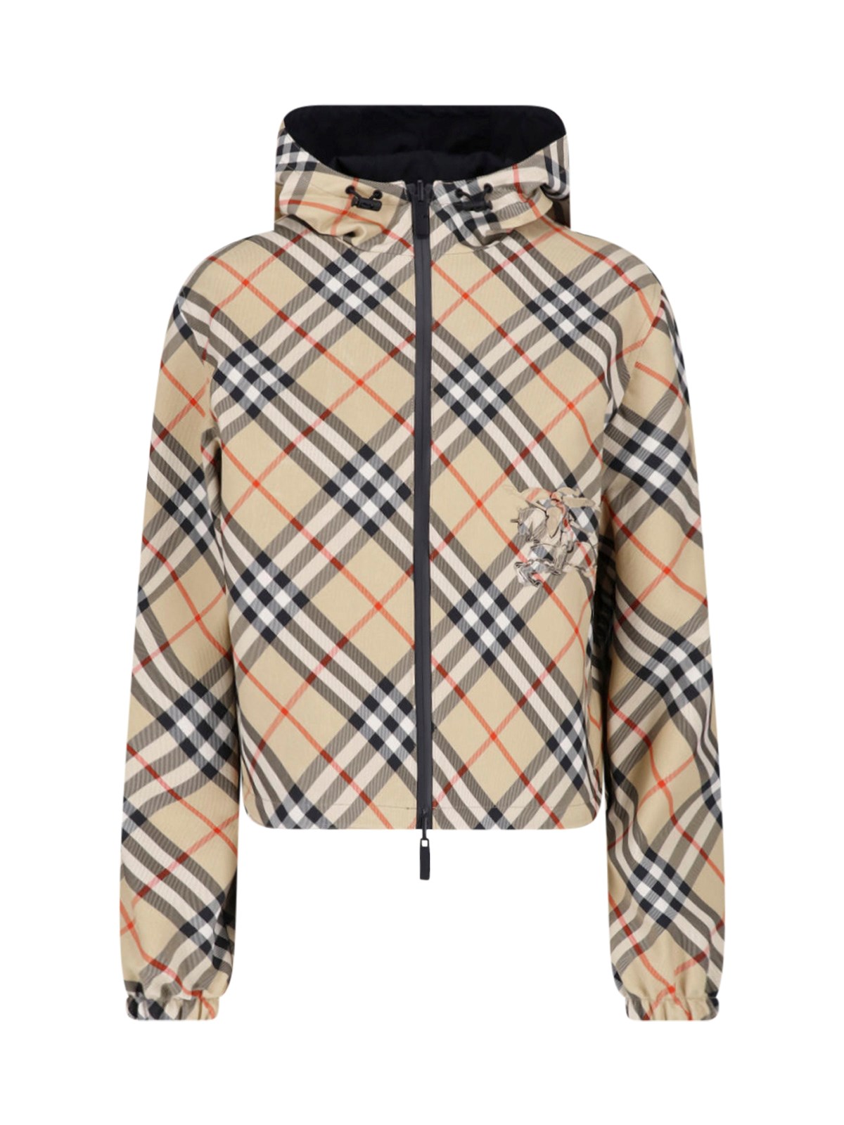 Burberry Donna Beige Giacca Impermeabile Reversibile