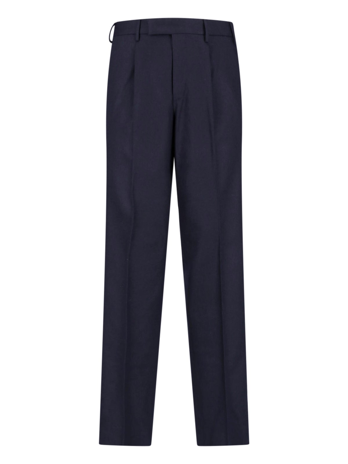 Pt Torino Men's Blue Virgin Wool And Cashmere Trousers