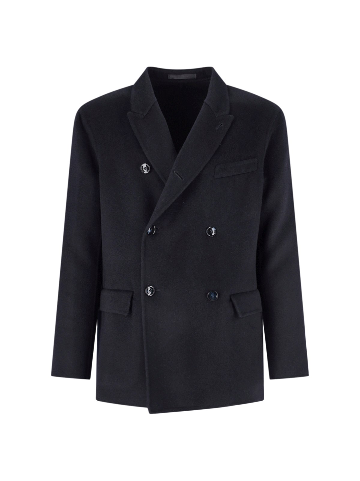 Giorgio Armani Double-Breasted Cashmere Blazer