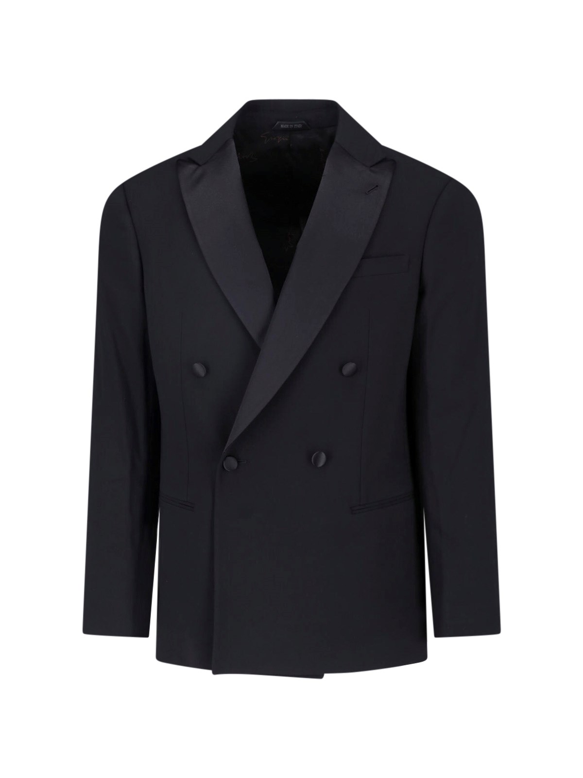Giorgio Armani Men's Black Virgin Wool Blazer "Soho"