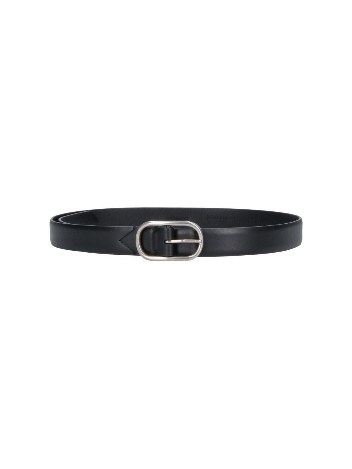 J & M Davidson Belt "oval Buckle" In Black