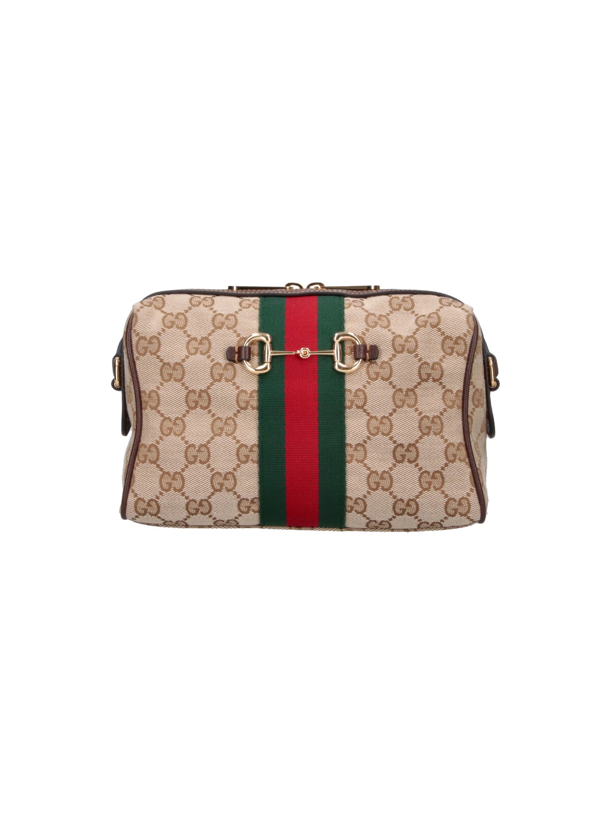 Gucci Schultertasche "Horsebit Web"