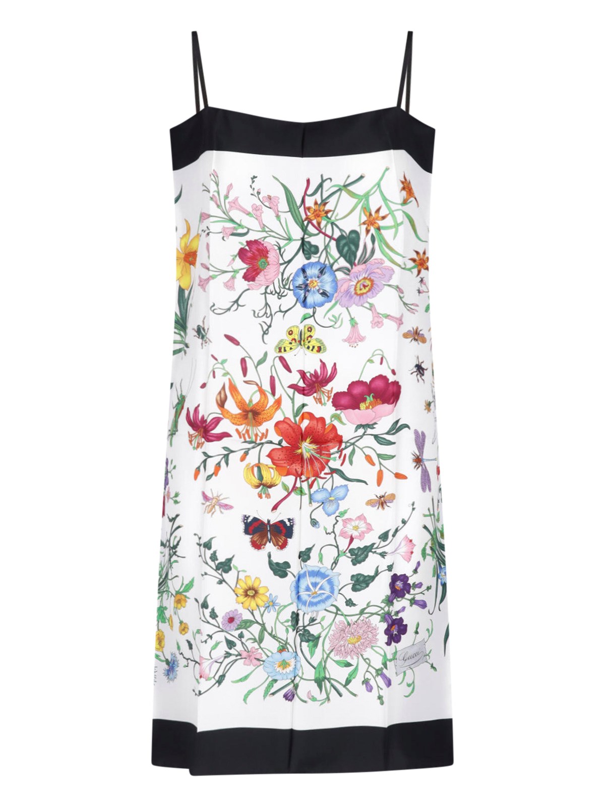 Gucci Printed Silk Twill Midi Dress