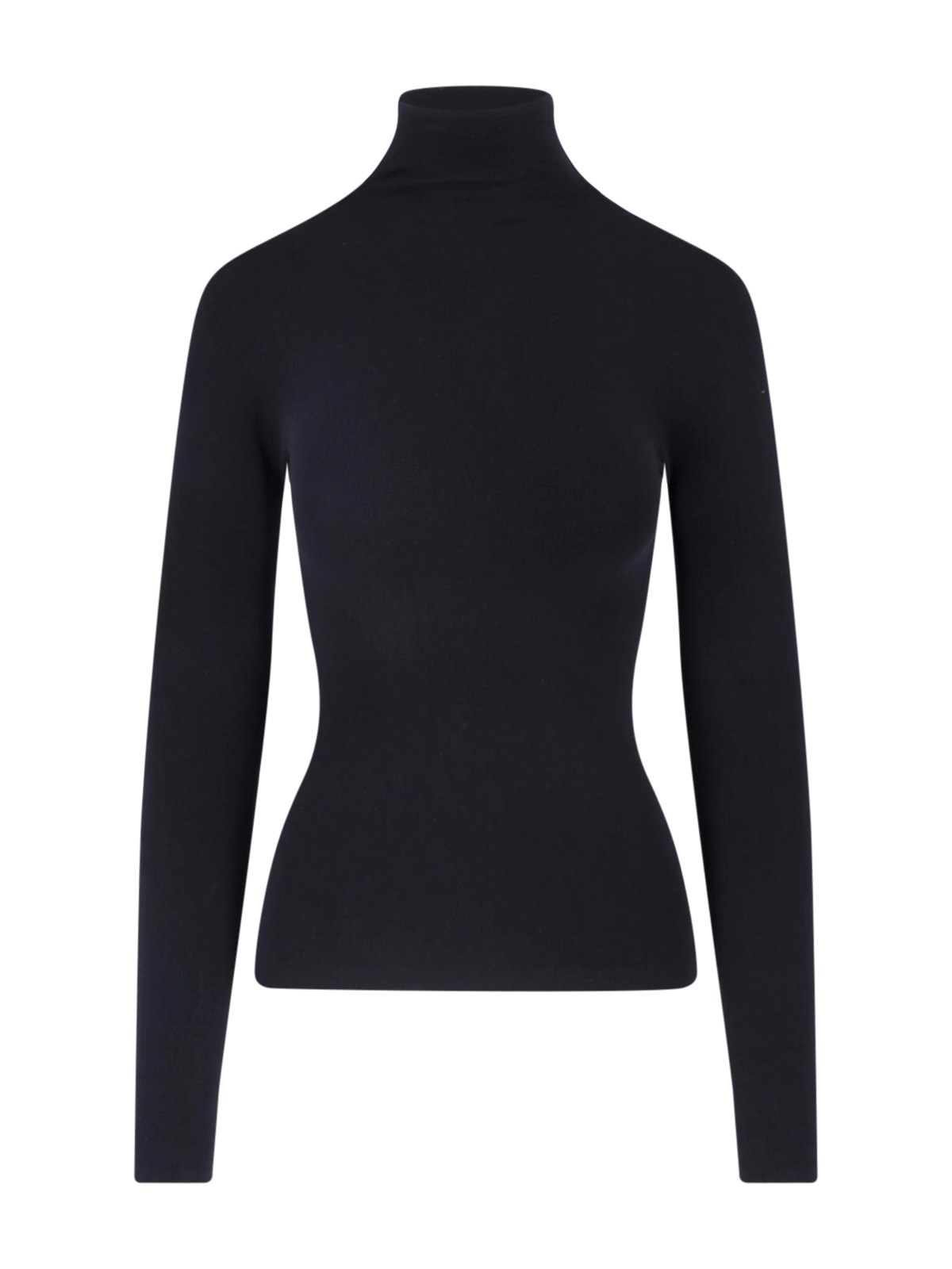 Seamless stretch nylon jersey top