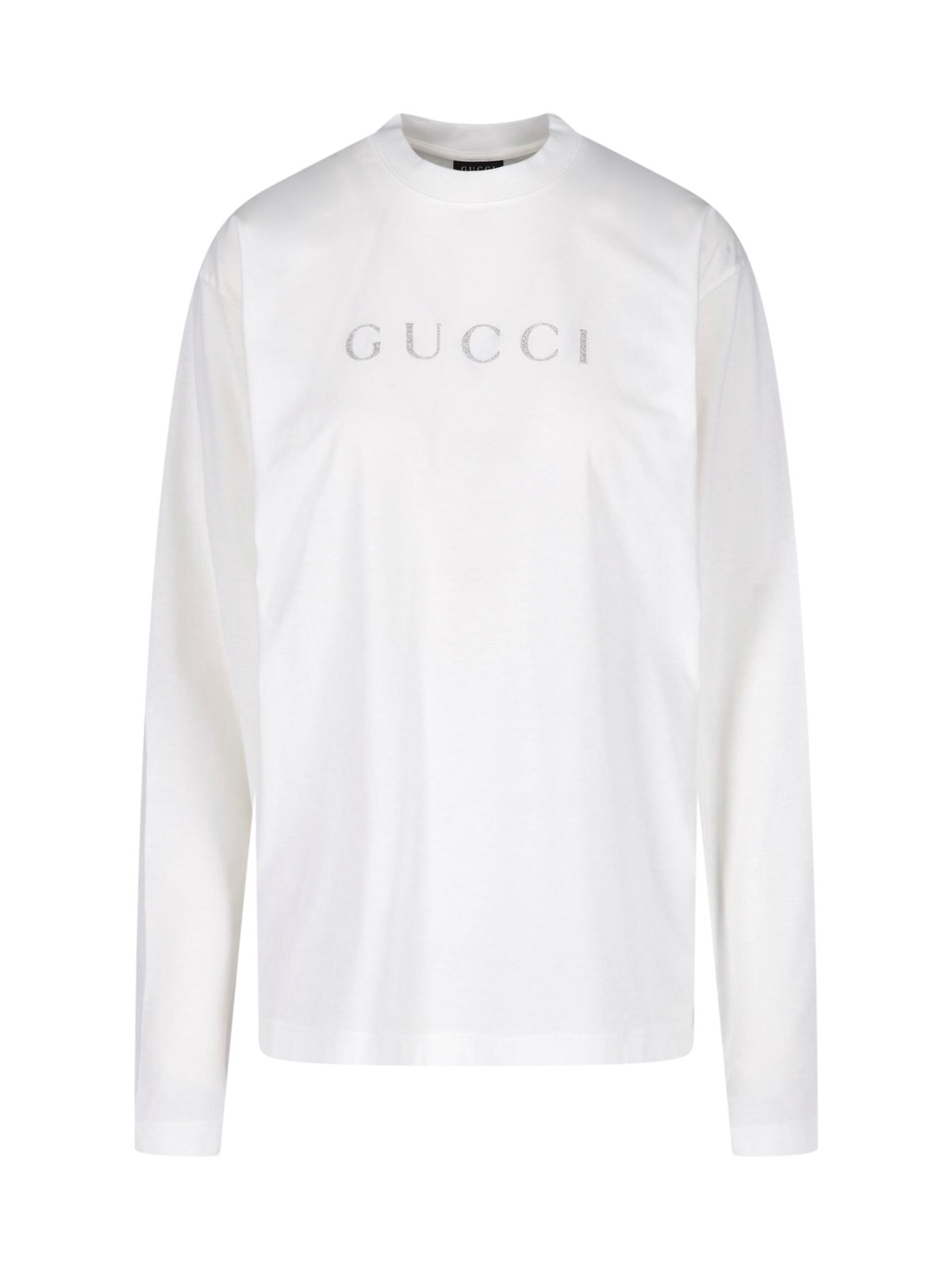 Gucci T-Shirt In Jersey Di Cotone Con Stampa