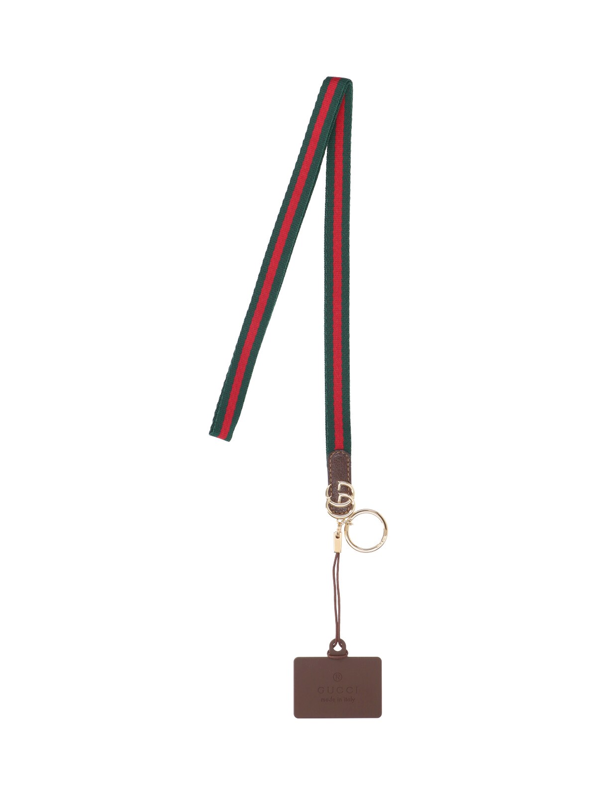 Gucci Smartphone Holder With Strap "web" In Brown