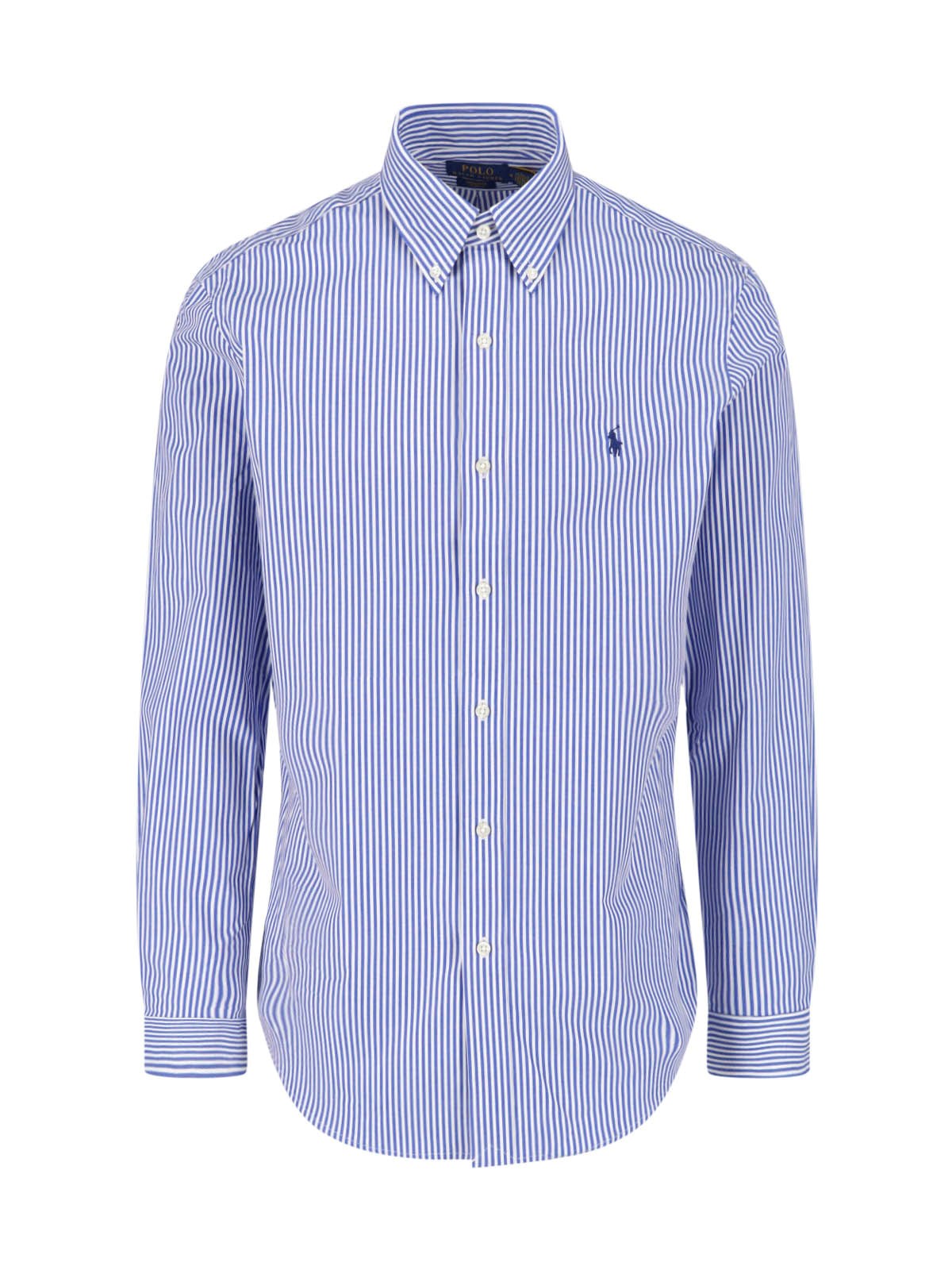 Polo Ralph Lauren Uomo Blu - Camicia In Cotone Con Colletto Button-Down - Shirts - L - Immagine 3