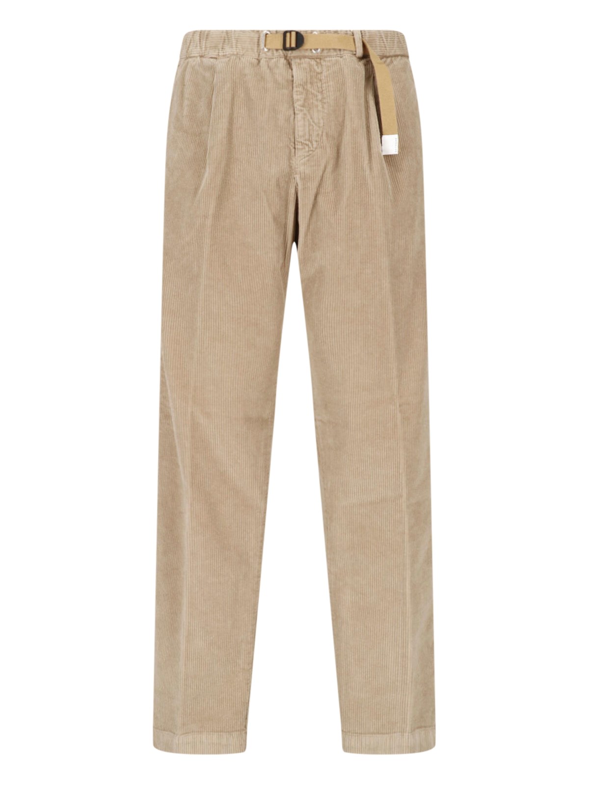 White Sand Pantaloni In Velluto