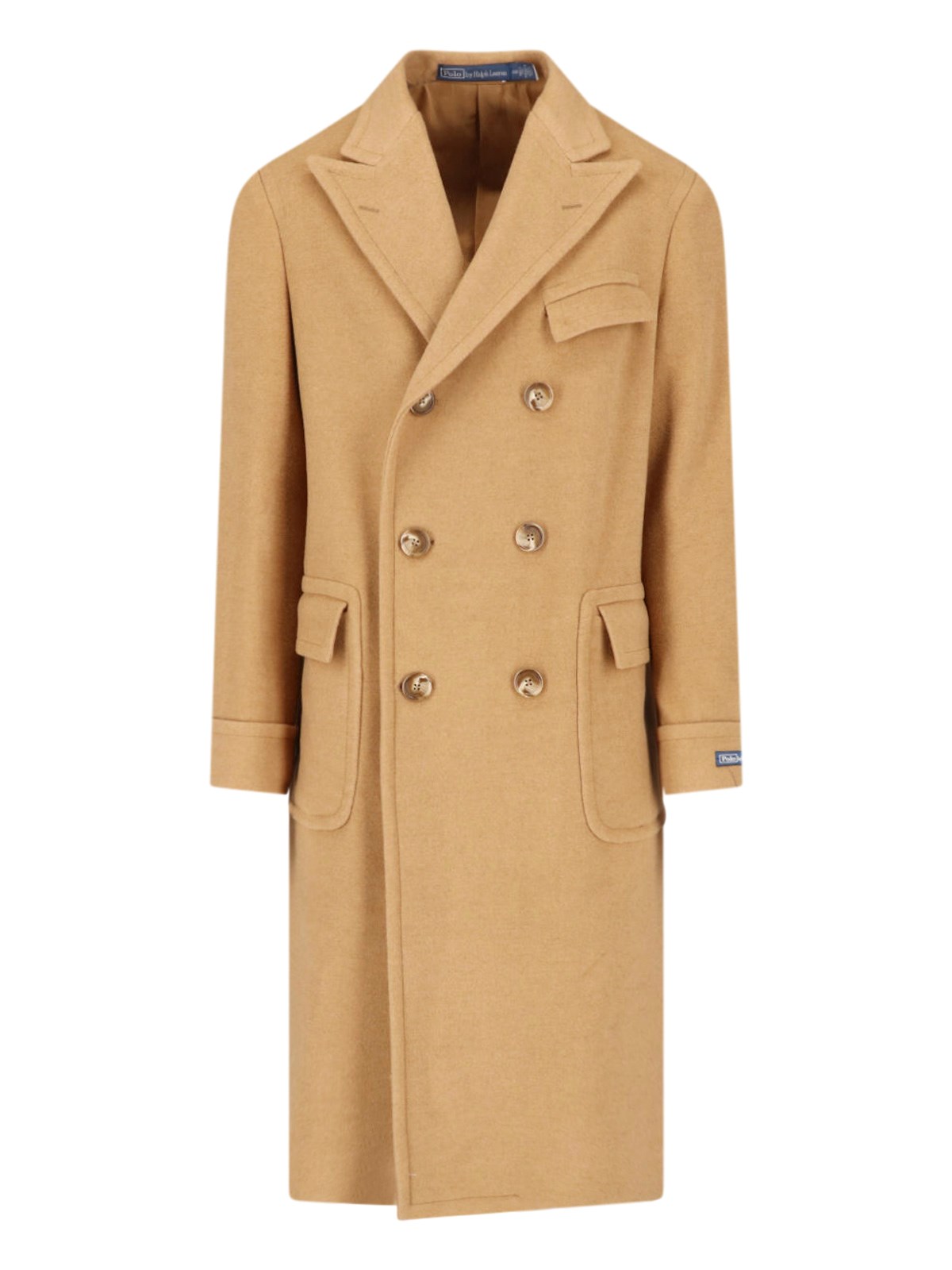 Polo Ralph Lauren Double-Breasted Camel Coat