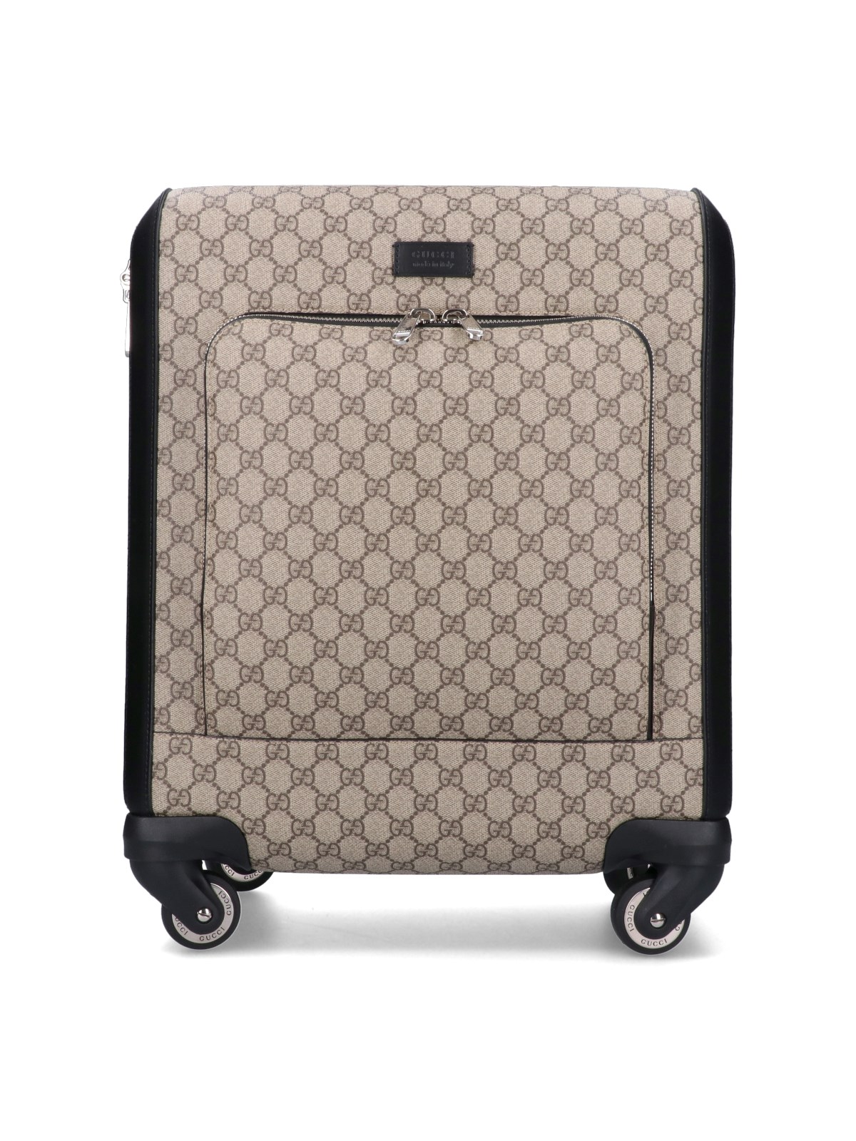 Gucci 'gg Supreme' Fabric Trolley In Beige