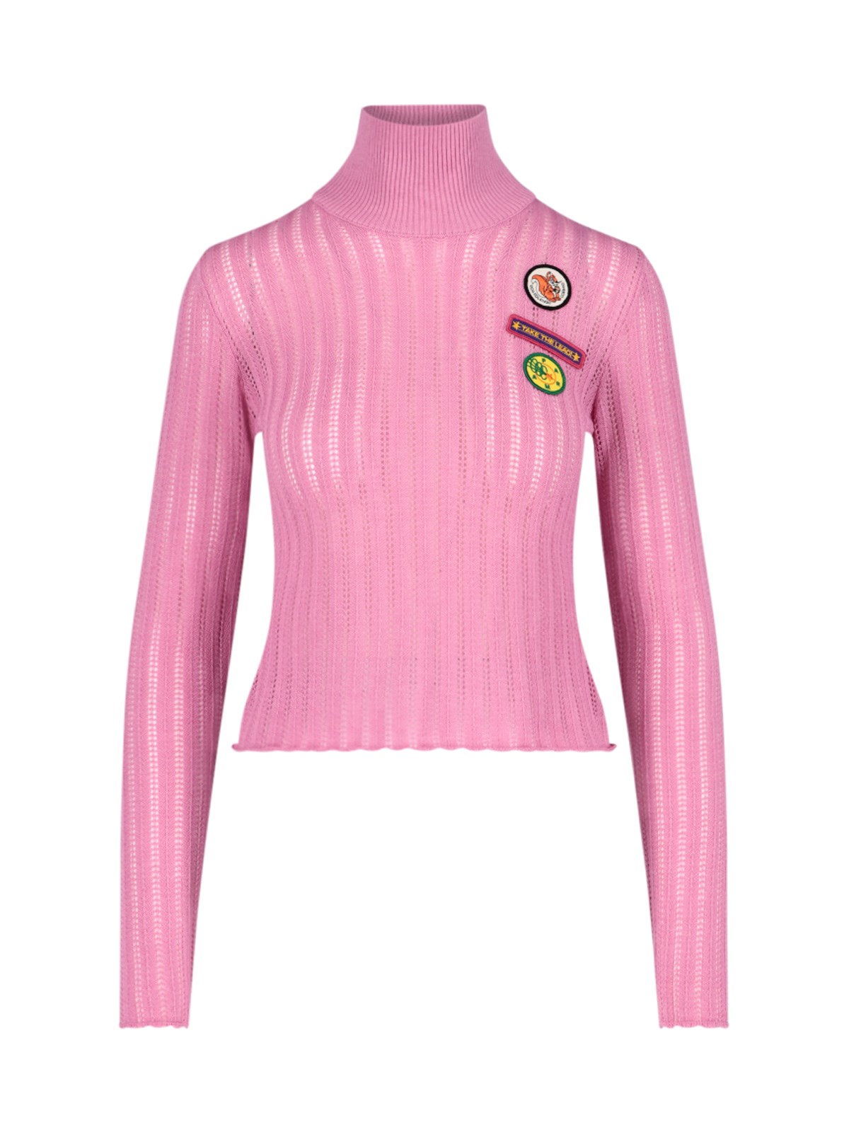 Cormio Anna Badge-embroidered Jumper In Rosa