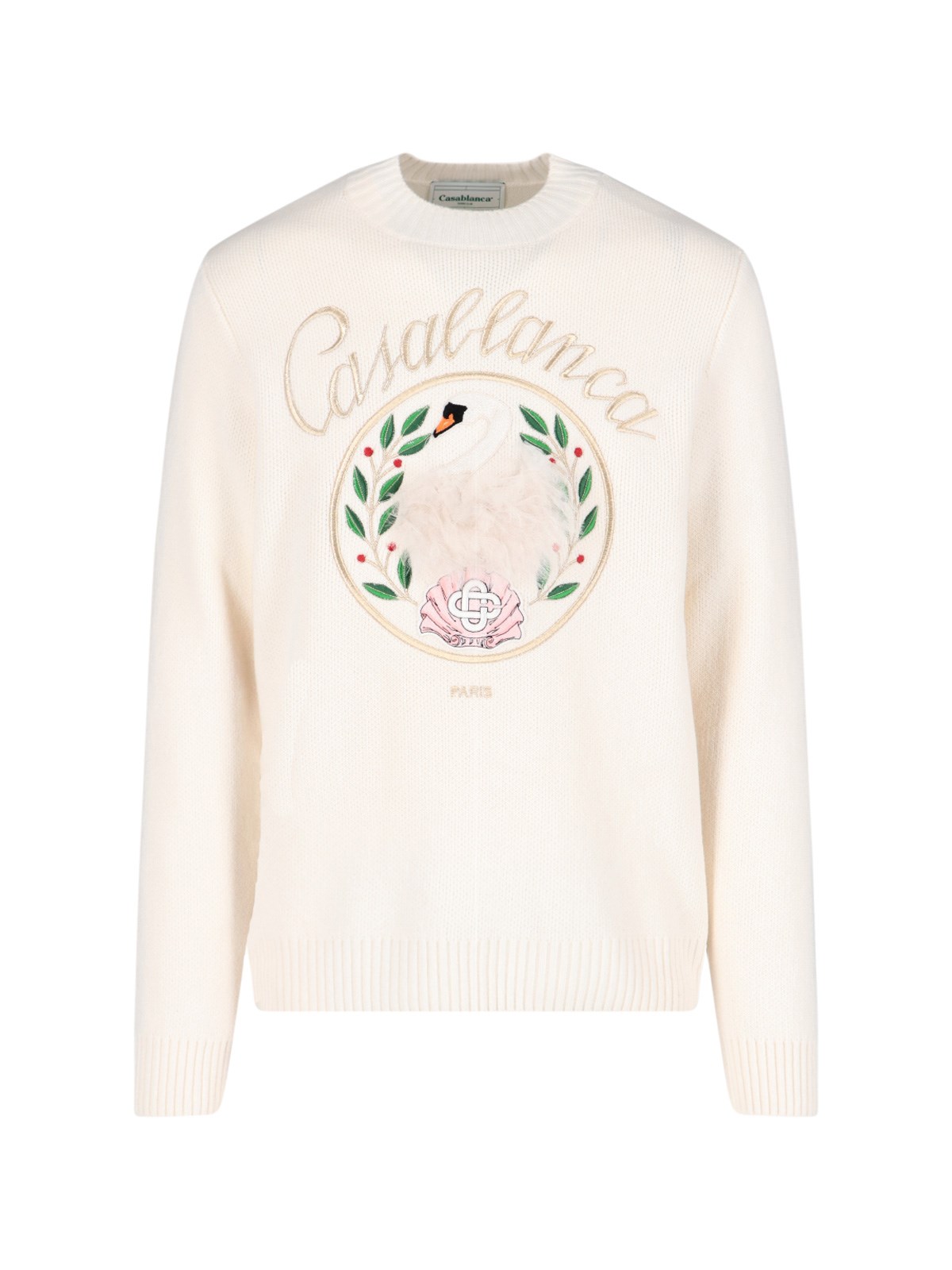 CASABLANCA EMBROIDERY SWEATER