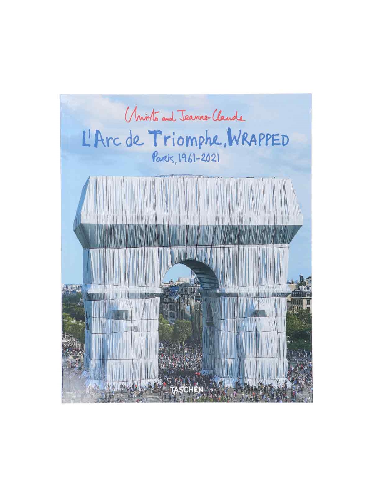 Taschen 'l'arc De Triomphe, Wrapped. Paris, 1961-2021' Book In Light Blue