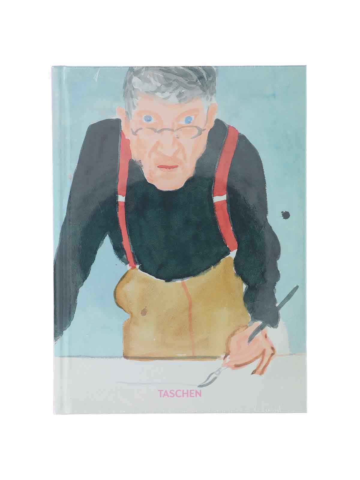 Shop Taschen 'david Hockney' 40th Edition Book In Blue